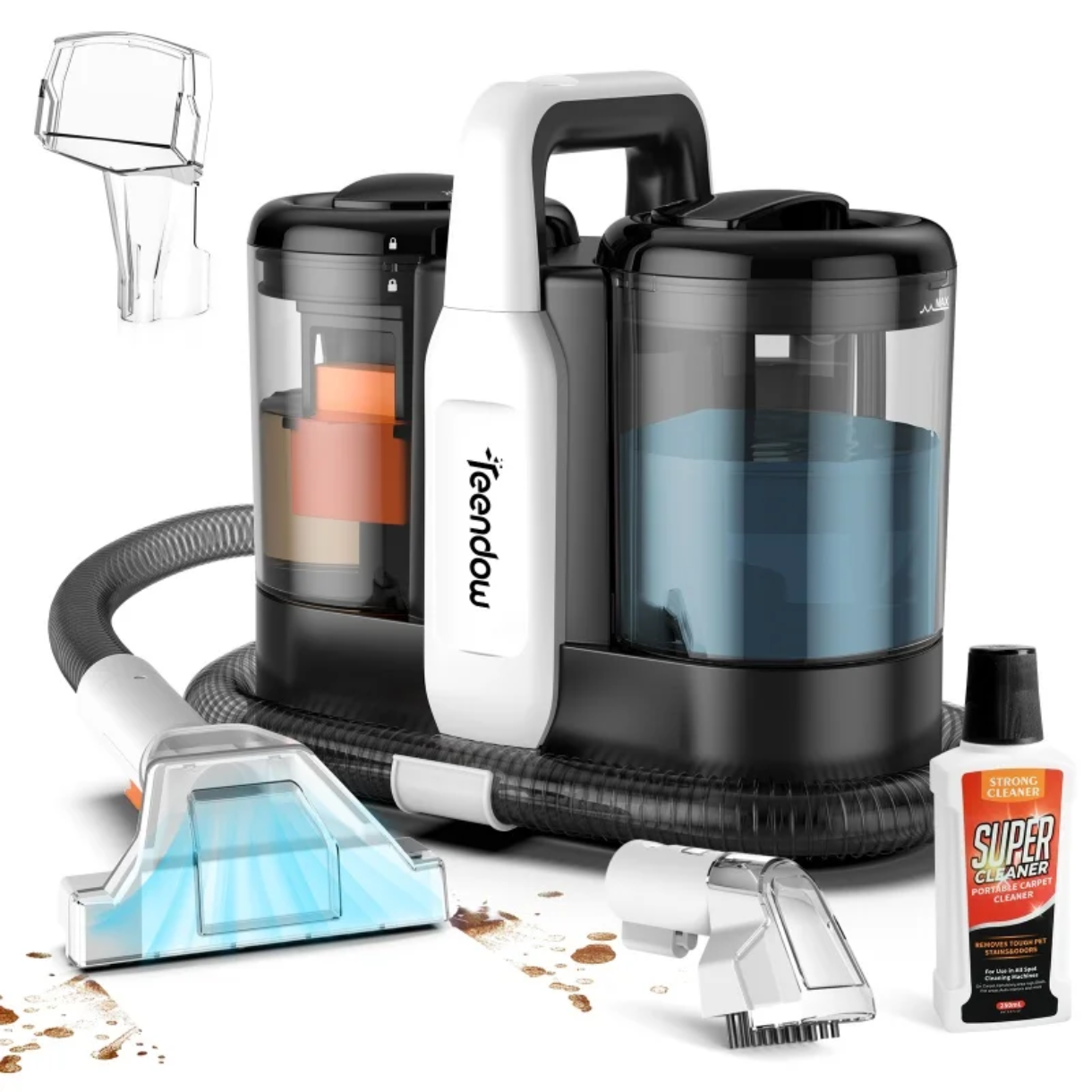 Professional Carpet & Upholstery Cleaning System - Multi-Function Deep Cleaner