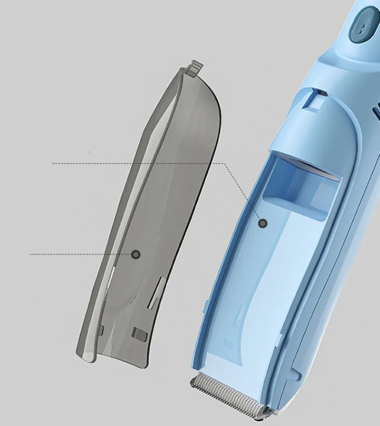 Quiet Baby Hair Clipper with Built-in Vacuum