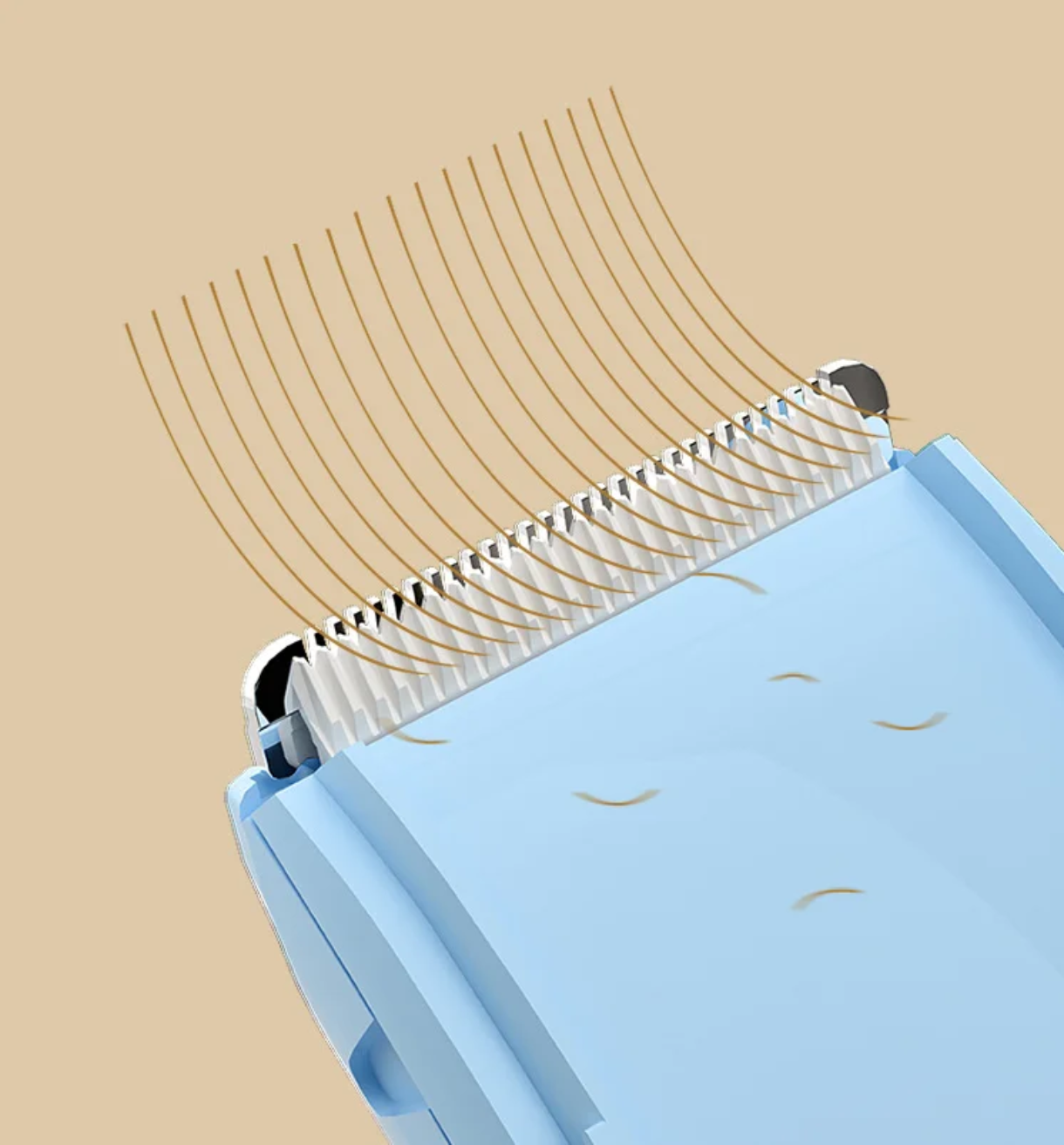 Quiet Baby Hair Clipper with Built-in Vacuum