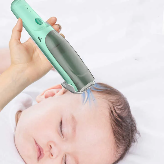 Quiet Baby Hair Clipper with Built-in Vacuum