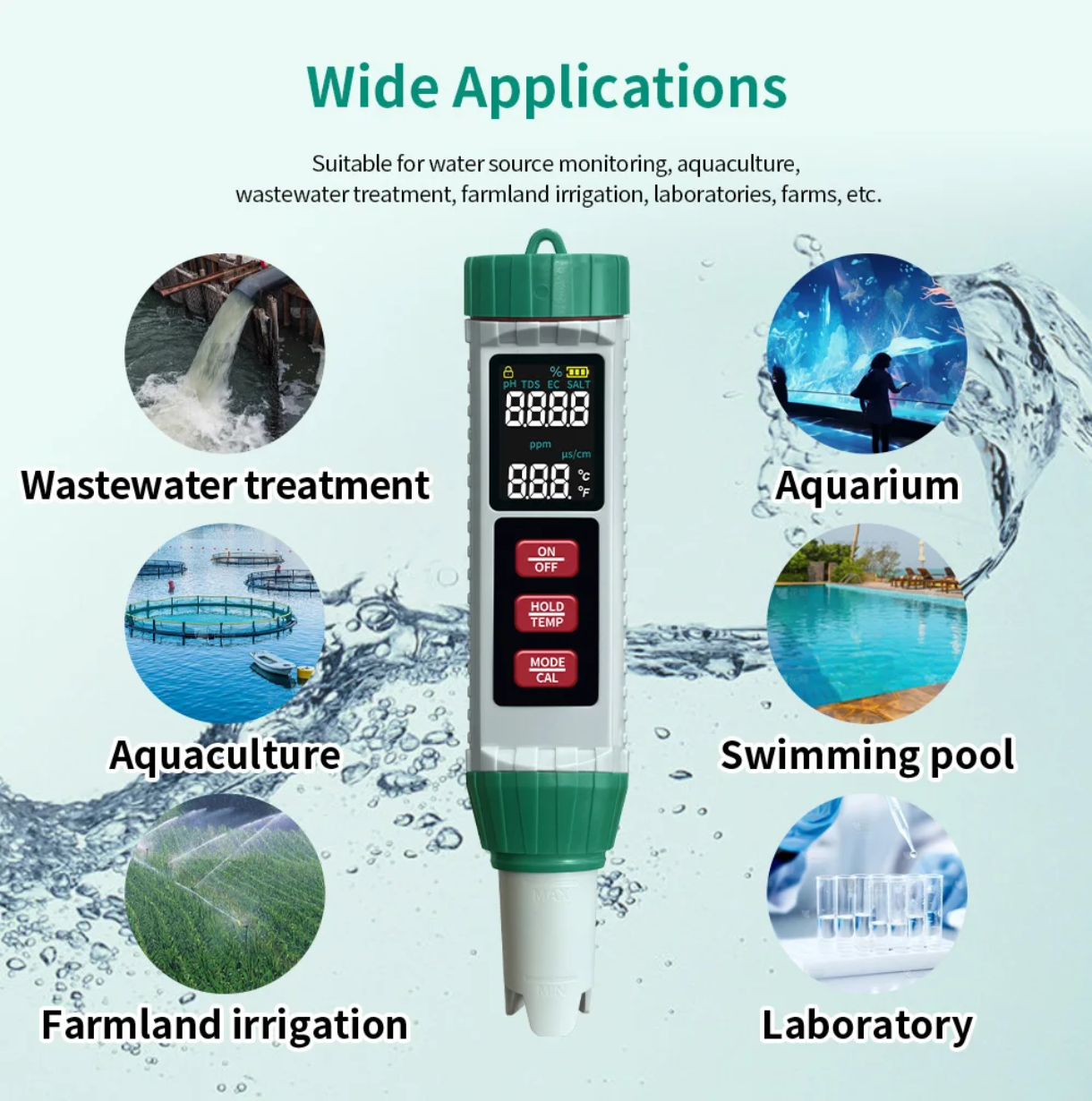 5-in-1 Water Quality Tester MF-X51