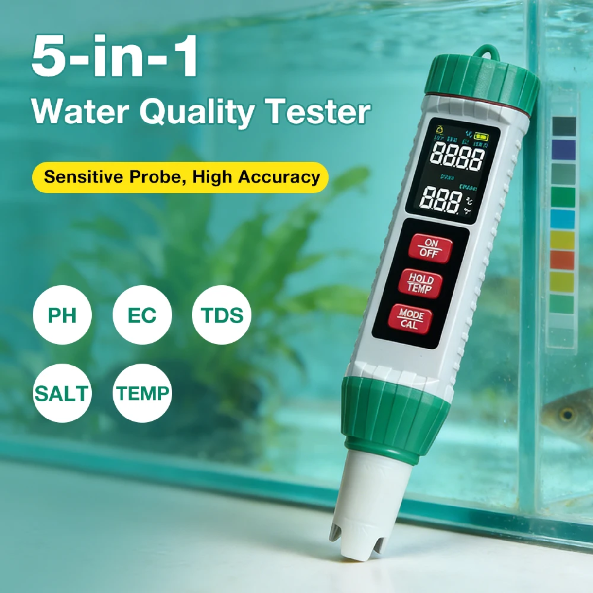 5-in-1 Water Quality Tester MF-X51