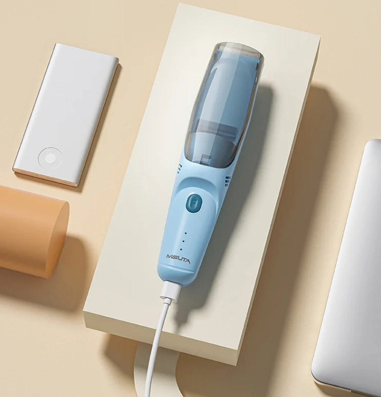 Quiet Baby Hair Clipper with Built-in Vacuum