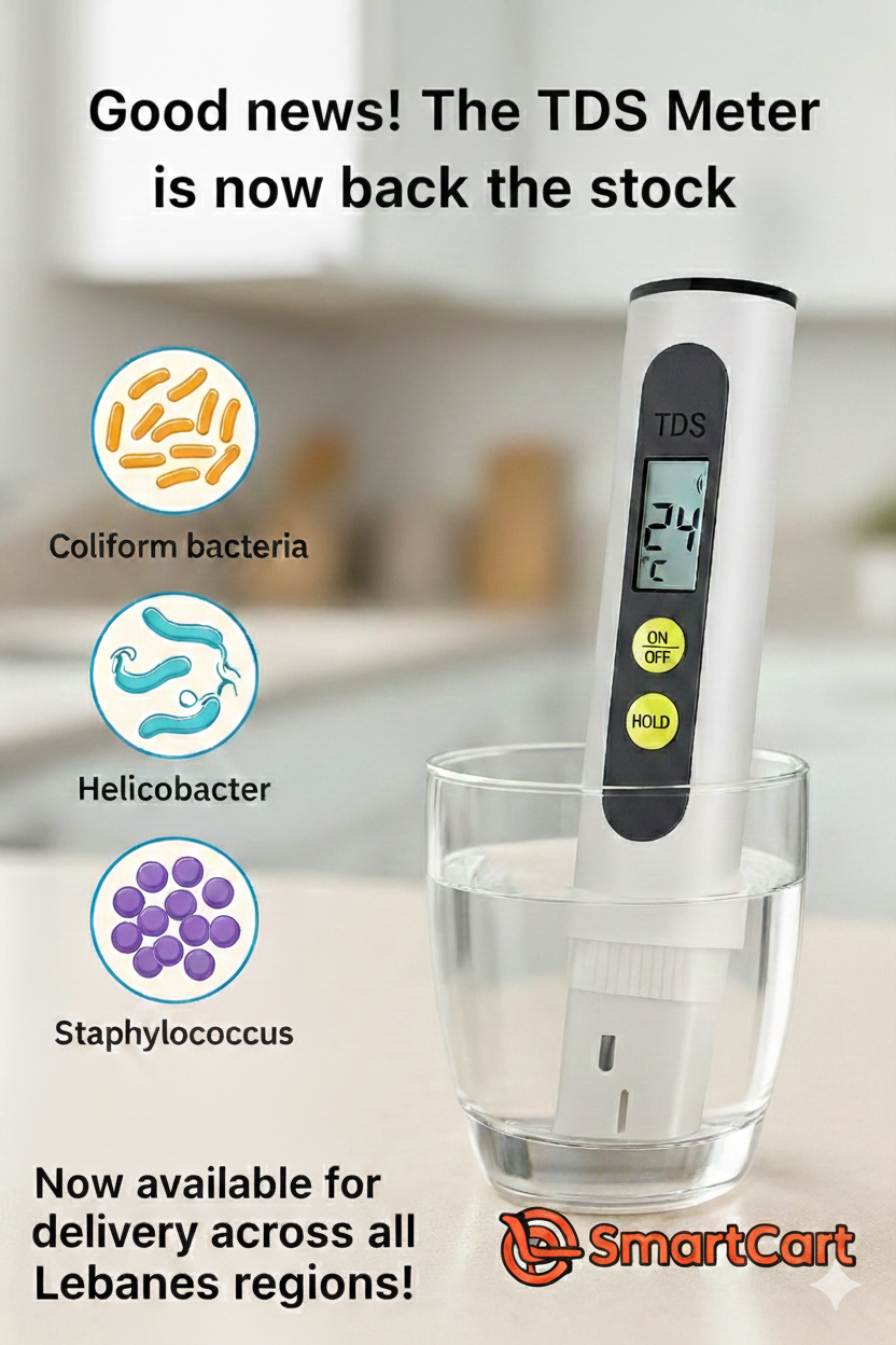 TDS Water Quality Tester – High-Accuracy Digital Meter